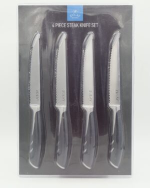 Zulay Kitchen Serrated Steak Knives 5 Inches Set Of 4