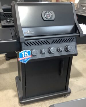 Napoleon Phantom Rogue® Se 425 Gas Grill With Infrared Side And Rear Burner, Flat Black – Propane