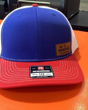 The Smokestack Red, White, & Blue Leather Patch Hat