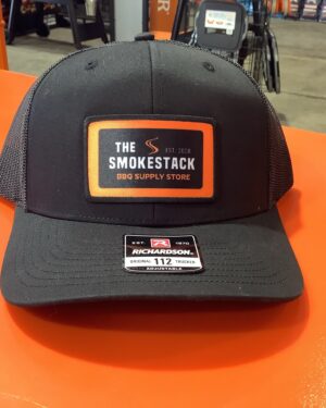 The Smokestack Black Patch Hat