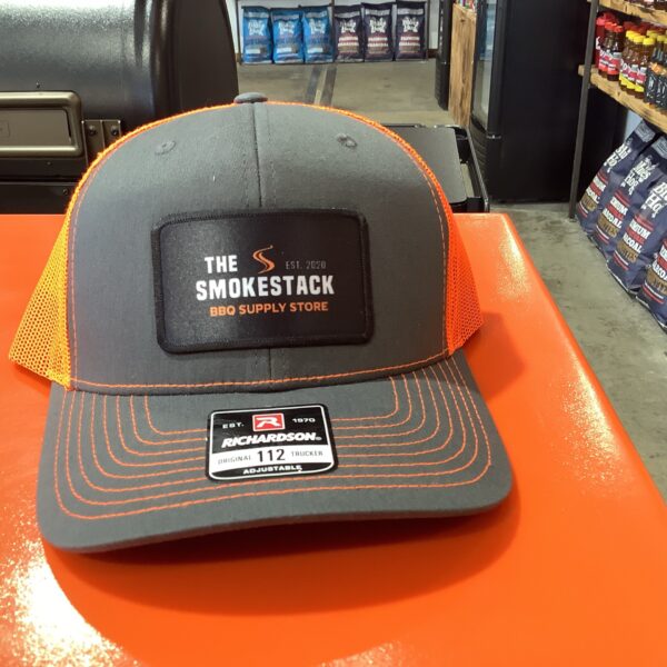 The Smokestack Orange & Gray Patch Hat