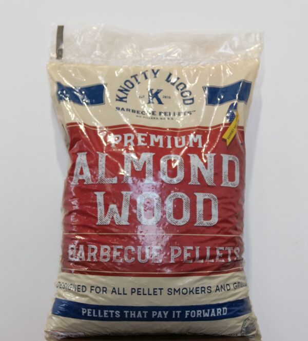 Knotty Wood Almond Pellets 20lbs