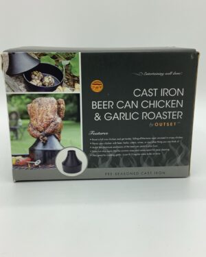 Outset Cast Iron Beer Can Roaster